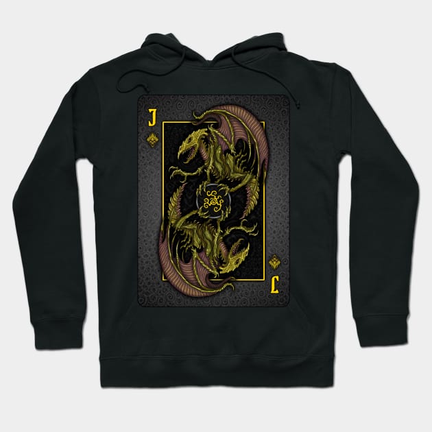 Byakhee Jack of Diamonds Hoodie by azhmodai